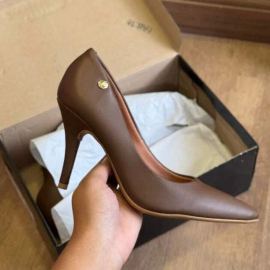 Vizzano Women's Pumps, High Heel, Comfort - Cà phê Cappuccino - Xem 1