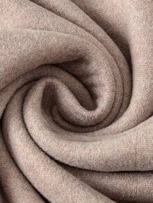 2pcs Men's Crew Neck Long Sleeve T-Shirt + Pants, Warm Casual Underlayer Fleece Sweatshirt Top And Bottoms For Autumn/Winter