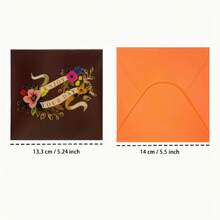 20 Mixed Pop-Up 3D Greeting Cards Random 1 Piece, Handmade Greeting Cards With Flowers, Thank You Cards, Commemorative Cards, Message Cards, Envelopes, Birthday, Mother's Day, Father's Day, Wedding Anniversary, Gift Exchange, Suitable For Any Occasion - 隨機樣式 - 查看 5