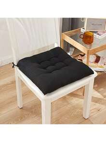 Bộ 1/4 chiếc đệm ghế bằng polyester kiểu dáng giản dị, có thể giặt máy, thiết kế dệt kim bền chắc, hỗ trợ thoải mái, phù hợp với ghế sân vườn, ghế ăn và ghế văn phòng, sử dụng đa năng, kích thước 40x40x5cm, có thể dùng làm đệm ghế phòng khách, đệm ghế, đệm ghế chơi game. - Nhiều màu - Xem 4