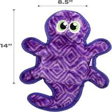 Outward Hound Durablez Stuffing-Free Squeaky Interactive Dog Toy, Tough Plush, Gecko, Green, Large - ColourH - 查看 6