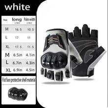 زوج قفازات بدون أصابع نصف الأصابع للرجال، قفازات مضادة للانزلاق للرياضات الخارجية والدراجات، قفازات ركوب