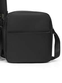 新款大容量简约初中双肩背包韩版书包大学生电脑休闲背包三件套组合包 - 黑色 - 查看 6