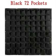 Wall Hanging Pockets Planting Bags Flower Pot Home Garden Grow Bag Garden Planter Vertical Suculentas Plant Pot Home Decor