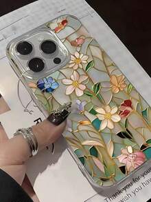 Minimalistische Blumen Elemente Mode Floral Textur Farbiges Gemälde Hochwertige Handyhülle Kompatibel mit iPhone 16 PROMAX/16 PRO/Kompatibel mit iPhone 15, Bemalt Kompatibel mit iPhone 15 Promax, Kompatibel mit Apple P13, P14 Frauen, P11 Soft Shell P12 Stoßfest XS.XR /78P.78GES2, A14/A15 S23U/A50 A12 A32 A52 A72 A51 A21S A13 A14 S22 Ultra S23 A33 A53 S20 FE Handyhülle Frühlings Geburtstags Geschenk - Verschiedenfarbig - Übersicht 3