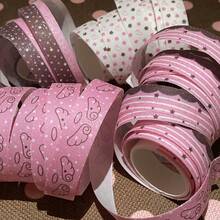 1 miếng băng dính Washi và nhũ hương sô cô la nóng dâu tây, vật dụng trang trí sổ lưu niệm dễ thương, băng dính cổ điển - Nhiều màu - Xem 3