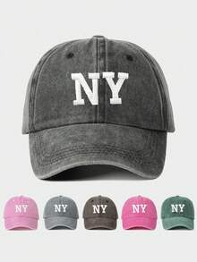 1 chiếc Mũ bóng chày thêu NY, Mũ thường ngày chống nắng có thể điều chỉnh ngoài trời, Thích hợp cho mùa xuân, mùa thu, du lịch, bãi biển, dành cho nam và nữ, Phong cách Y2K - mũ bóng chày - Xem 18