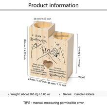 1pc "To My Best Friend" Personalized Candle Holder, Engraved Candle, Birthday Gift, Best Friend Gift