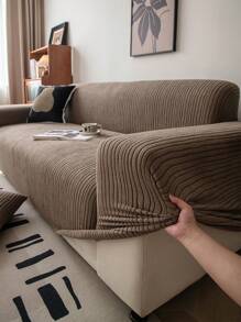 1PC Brand New All-Season Universal Cover, Elastic Multi-Functional Fully Wrapped Sofa Cover, With The Same Pillowcase, Machine Washable, Suitable For Bedroom, Living Room, Office And Other Furniture Dust Cover Home Decoration