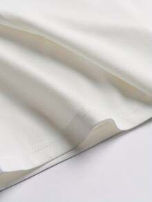 Camiseta de Moda Casual para Hombre - Naranja Brillante con Impresión de "KING" y Gráfico de Corona, Poliéster, Cuello Redondo, Lavable a Máquina, Ideal para Uso Diario y Deportivo - Blanco - Ver 6