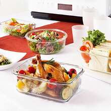 SIDIANBAN 12-Pack Glass Storage Containers With Lids, Glass Meal Prep Containers Set, Airtight Lunch Containers With Lids, Microwave, Oven, Freezer And Dishwasher - 白色 - 查看 7