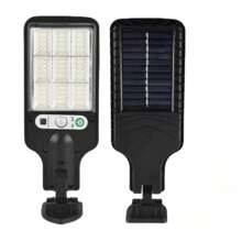 全新 1 件 2200W (108COB) 户外太阳能路灯，人体感应花园灯，带遥控器，LED 壁灯防水花园灯，太阳能供电安全灯，花园车库庭院后院路径灯，适用于舞台照明，太阳能户外照明，小巧便捷，适合户外远足和登山。