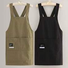 Lightweight Water-Resistant Apron, Suitable For Home Kitchen Cooking, Stain-Resistant Waist Apron For Catering - Multicolor - View 6