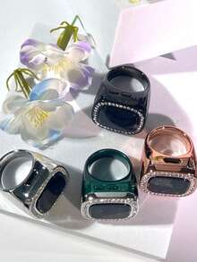 502# OLED 屏幕多通道振动提醒智能戒指，带计数器、时间、日期、闹钟功能，可戴在手指上，操作方便 - 彩色 - 查看 10