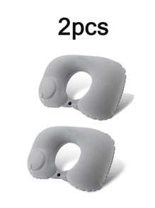 1/2/3个装充气颈枕,飞机旅行必备,符合人体工学的U型充气枕,贴合颈部曲线,便携轻巧,提供舒适支撑,缓解颈部压力,旅行必备 - 彩色 - 查看 18