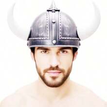 2 件万圣节角帽、海盗维京帽、罗马武士帽、武士头盔、节日派对用品