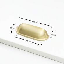 Round Brass Gold Furniture Handles For Drawers Bathroom Kitchen Storage Cabinet Pulls Wardrobe Shoe Cupboard Door Knob - Multicolor - View 10