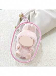 15cm Plush Toy Protective Case With Canvas, For LBB A Second-Generation Sitting And Crossbody Bag, PVC Transparent Crossbody Bag, And A Dust-Proof Storage Bag - Multicolor - View 24