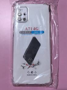 1 件透明防摔保护壳，适用于三星/苹果//红米/OPPO 手机，透明防摔手机壳，手机保护套，简约手机壳，纯色手机壳，TPU 防摔手机壳（军用级防摔）防水防震防刮