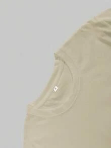 Men's New Fashion Hip Hop Printed T-Shirt - Apricot - View 3