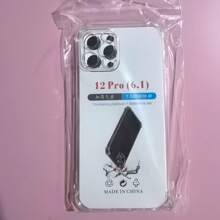 1 件透明防摔手机壳，适用于三星/苹果/红米/OPPO 智能手机，透明防摔手机壳，手机壳，手机保护套，手机壳，手机皮套，4 角防摔手机壳，透明手机壳，简约手机壳，纯色手机壳，透明手机壳，TPU 防摔手机壳（军用级防摔）防水防震防刮 - 無色 - 查看 62