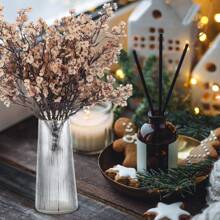 3 件人造满天星花束婚礼装饰、家居、餐厅、卧室、花瓶装饰、节日生日派对配件、婚礼场景布置、鲜花、情人节礼物、新年 DIY 材料 - 棕色 - 查看 5