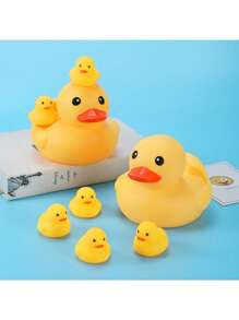 100/50/30/10 只黄色橡皮鸭，吱吱叫的小黄鸭，礼品店和珍珠奶茶店赠品，会说话的橡皮鸭，泳池和浴室，商店装饰 - 夏威夷派对装饰，泳池派对生日派对与泳池装饰，家居装饰小雕像 - 彩色 - 查看 6