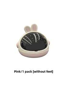 1 Set Organizador de escritorio con tapa de gran capacidad, estilo lindo de dibujos animados en rosa y azul, adecuado para almacenamiento diario en el escritorio