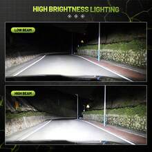 HYNBYZJ 2 件 H4 H7 LED 大灯泡 H1 H3 H11 9005 HB3 9006 HB4 9012 9007 H13 汽车前照灯 150000LM 超亮 CSP 驾驶前照灯泡涡轮雾灯 12V 24V - 白色 - 查看 8