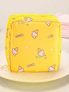 1pc Fashionable Multi-Functional Travel Organizer Bag - Ideal For Storing Toiletries, Sanitary Pads, Cosmetics - Convenient And Practical - 彩色 - 查看 10