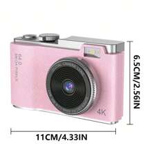 高清数码相机，儿童数码摄像机，适合3-12岁男孩女孩，迷你复古相机玩具，非常适合青少年和学生，是圣诞节、生日、节日送给孩子的最佳礼物。