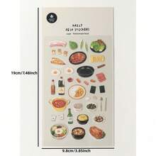 1 Tờ Giấy Nhãn Dán Thực Phẩm Tự Làm Suatelier Nhập Khẩu Từ Hàn Quốc, Dùng Cho Sổ Lưu Niệm, Sổ Nhật Ký Tự Làm, Văn Phòng Phẩm, Đồ Trang Trí Nghệ Thuật 1190, Đồ Dùng Sổ Lưu Niệm, Nhãn Dán Vui Nhộn, Nhãn Dán Máy Tính Xô, Nhãn Dán Điện Thoại Kindle - Nhiều màu - Xem 2