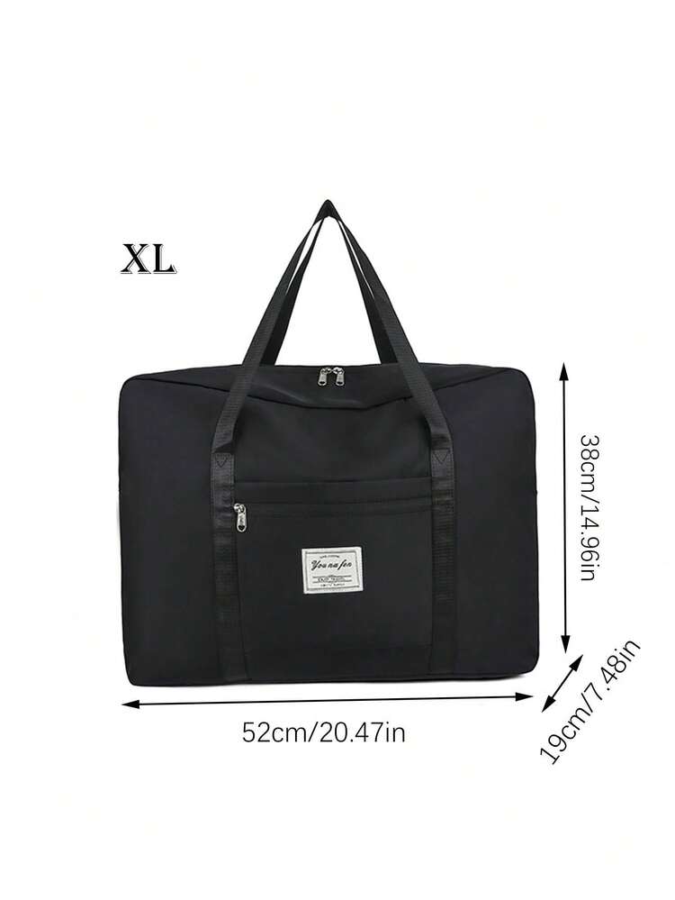 Unisex Minimalist Water-Resistant Foldable Duffel Bag, Large Capacity Tote Travel Bag Gym Storage Bag, Quilt Clothes Moving Bag, Can Be Put On Rolling Luggage, Suitable For Moving House, Traveling, Vacation, Dorms For Luggage Carry On Bag College Bag Luggage Bags Weekender Bag Hospital Bag Winter For Suitcase Overnight Bag Gym Bag Duffle Bag Weekend Bag Holiday Waterproof Bag Travel Essentials Luggage Suitcase Travel Bag For Women - Purple - View 19