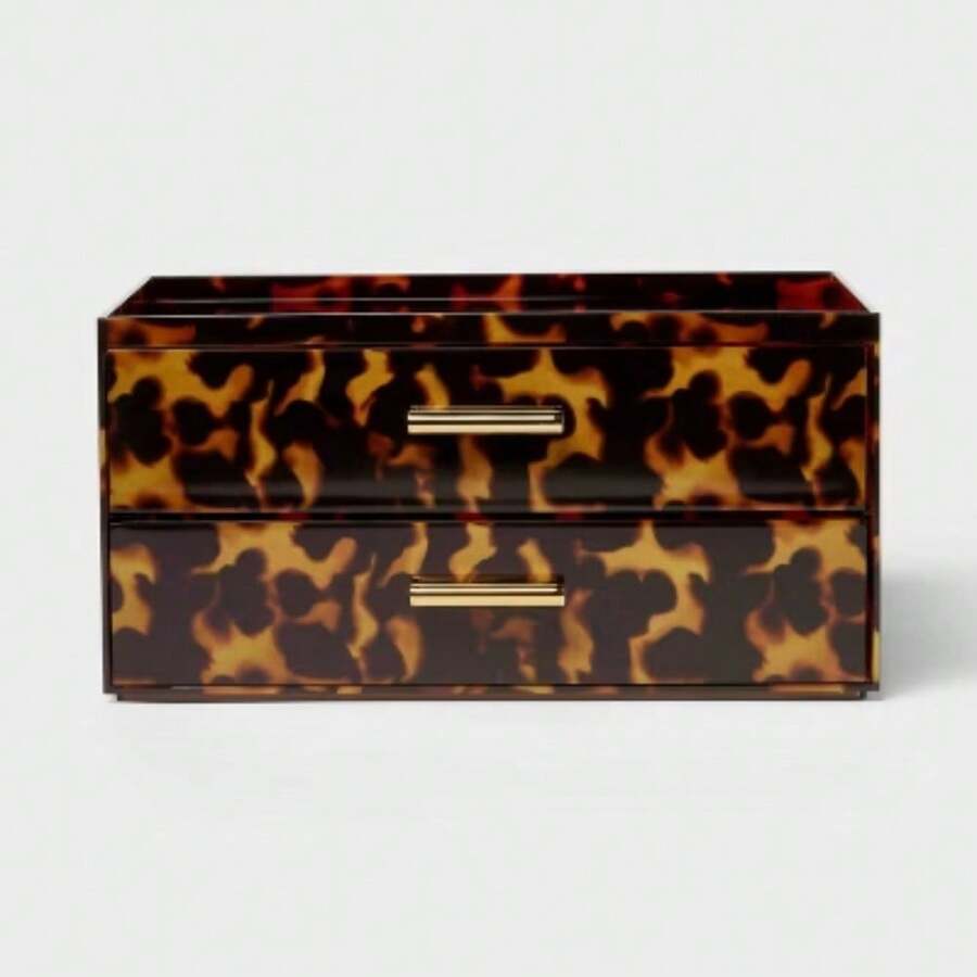 Leopard Print Stacking Drawers - Threshold - 預設 - 查看 1