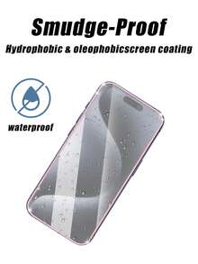 [2 miếng] Miếng dán màn hình, thiết kế khung viền lấp lánh màu hồng, cá nhân hóa, thân thiện với mắt, siêu trong suốt, tương thích với iPhone 17e/17 Pro Max/17 Pro/17 Air/17/16/16 Pro/16 Plus/16 Pro Max/15/15 Plus/15 Pro/15 Pro Max/14/14 Plus/14 Pro/14 Pro Max/13 Mini/13/13 Pro/13 Pro Max/12 Mini/12/12 Pro/12 Pro Max/11/11 Pro/11 Pro Max và các dòng máy khác, chống trầy xước, chống sốc, phủ toàn màn hình, dễ dàng lắp đặt. - Hồng - Xem 4