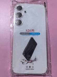 1 件透明防摔保护壳，适用于三星/苹果//红米/OPPO 手机，透明防摔手机壳，手机保护套，简约手机壳，纯色手机壳，TPU 防摔手机壳（军用级防摔）防水防震防刮