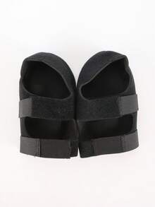 1 Pair Soft Heel Protector Pads, Foot Protection Accessory To Reduce Pressure, Sturdy Hook And Loop Heel Sleeve, Arch Support For Comfortable Heel Protection, Non-Slip Half Insole - Black - View 8