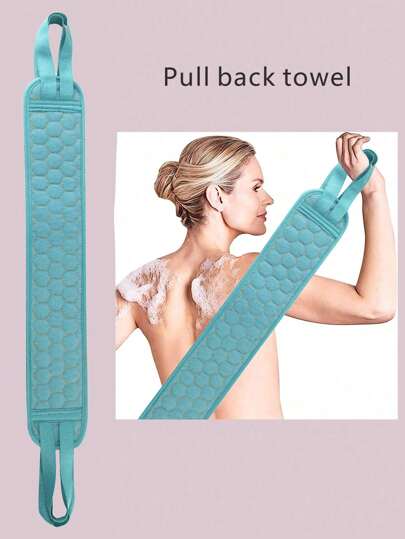 منشفة تنظيف الظهر المقشرة للحمام، منشفة تدليك الظهر القابلة للعكس مع مقبض، أداة تقشير الجسم في الحمام، تنظيف الجسم العميق، رعاية البشرة للجنسين، منتجات الاستحمام والعناية بالجسم، تزيين منزل الغرفة الكلاسيكية ودورة المياه الحديثة، أشياء السفر، الزفاف، الحفلات، الأعياد، هدايا للرجال والأمهات والآباء والأصدقاء ورأس السنة، ملحقات، هدية مضحكة