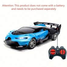1:24 Infrared Control Remote Control Car Children's Toy Simulation Model With LED Lights, Extreme Drift Remote Control Car Toy, Birthday Gift Christmas, Halloween Gift - 藍色 - 查看 2