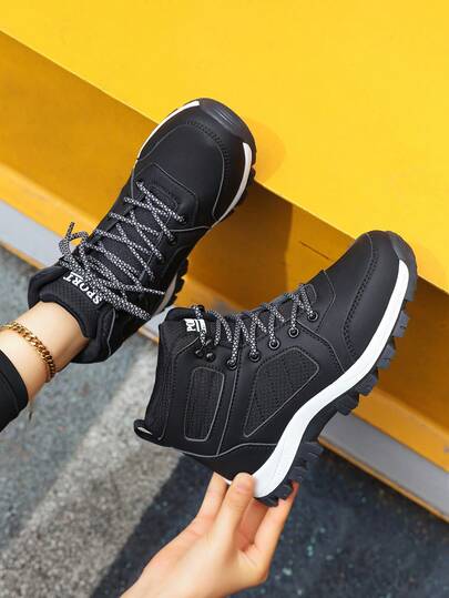 STARNOVO [Talla pequeña, bajar media talla] Zapatillas deportivas de alta gama para exteriores primavera 2025, zapatos de senderismo y trekking de cuero para mujer, zapatillas deportivas resistentes y antideslizantes para exteriores, botas de senderismo de alta gama a la moda para mujer