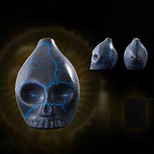 1 件响亮的陶瓷死亡哨子，125dB 逼真的人类尖叫声，陶瓷哨子恐怖恶作剧配件，手工制作的生存工具和万圣节派对装饰，应急准备和户外活动用品 - 彩色 - 查看 12