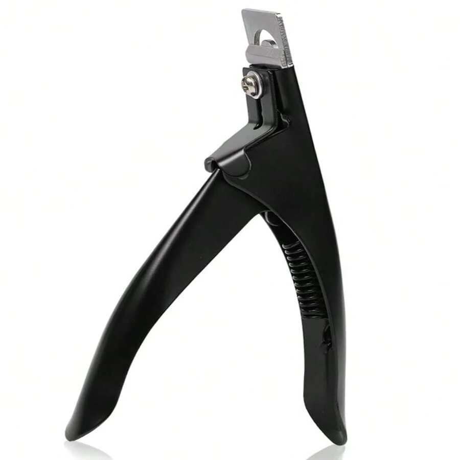 Professional Acrylic False Nail Clippers For Acrylic Nails, Black Nail Tip Cutter Nail Manicure Tool For Salon Home Nail Art
