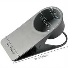 Portavasos ABS, creatividad automotriz, soporte para vasos lateral de mesa, escritorio de oficina, escritorio de ordenador, portavasos fijo - Amarillo - Ver 6