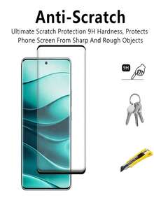 4 szt. [2+2] 2 szt. zakrzywionego szkła ochronnego na ekran + 2 szt. szklanej folii na obiektyw do Redmi Note 14 Pro 4G 5G Szkło do Mi POCO X7 Redmi Note 14 Pro+ 5G Hartowane szkło ochronne na zakrzywiony ekran Redmi Note14 Pro 13 Pro+ 13 Pro Plus 5G Niezbędna ochrona ekranu, stosowana do codziennego użytku, biura, telefonu domowego Ochraniacz ekranu Akcesoria do telefonu Wodoodporny, odporny na wstrząsy, odporny na upadki, odporny na zarysowania