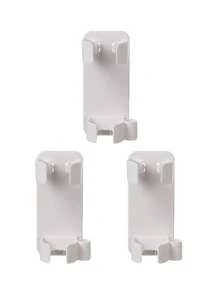 1/2 件美容工具收纳架，壁挂式美发工具收纳架，卷发器收纳架，浴室插头壁挂架，塑料吹风机支架直发器梳子支架，浴室配件卧室配件