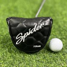 1 bao đựng gậy golf thêu hình nhện, chống thấm nước và chống mài mòn, khóa nam châm, chất liệu da PU bền, siêu mềm. - Xám - Xem 7