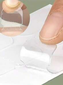 60 Pezzi toppe per orecchie da fata invisibili, toppe di supporto anti-allergia, adatti per il cosplay e la modellazione del viso. Raddrizzatore verticale trasparente adatto sia per uomini che per donne. toppe per sollevamento orecchie da fata ipoallergenica invisibile in silicone, toppe per sollevamento orecchie anti-cedimento trasparente, adatta per cosplay, ruoli e feste.