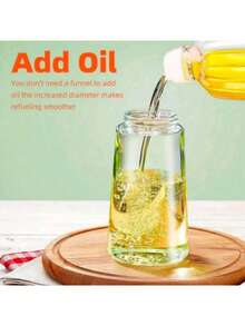 1PC 16.5oz Oil Dispenser Bottle For Kitchen - 2 In 1 Olive Oil Dispenser And Oil Sprayer - 470ml Olive Oil Bottle - Oil Sprayer For Cooking, Restaurant Kitchen, Salad, Barbecue - Multicolor - View 9