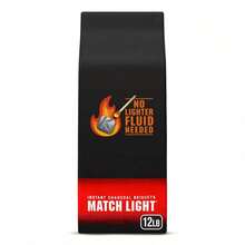 Local Warehouse Arrive In Three Match Light Instant Charcoal Briquettes, 12 Lbs