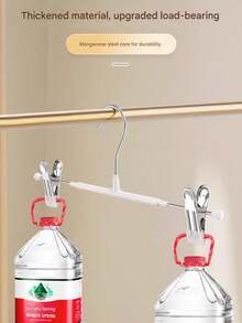 Pants Clip Hangers, Stainless Steel Skirt Clips, Wrinkle-Free Non-Slip Clothes Drying Rack Accessories - Multicolor - View 2